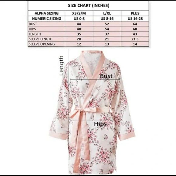 MORGAN LANE | Allie Robe in White Floral L/XL - Picture 7 of 7